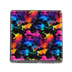 Tie Dye Rainbow Galaxy Memory Card Reader (square 5 Slot) by KirstenStar