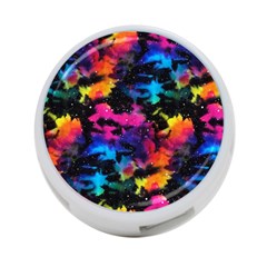 Tie Dye Rainbow Galaxy 4-port Usb Hub (one Side) by KirstenStar