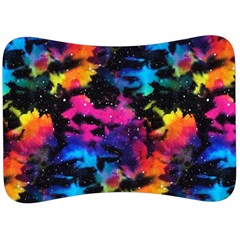 Tie Dye Rainbow Galaxy Velour Seat Head Rest Cushion by KirstenStar