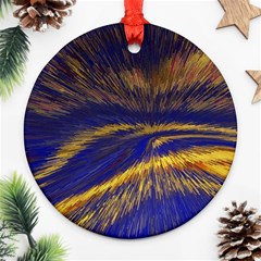 Bomb Background Pattern Explode Ornament (round) by Mariart