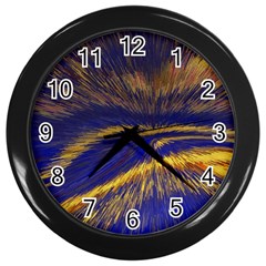 Bomb Background Pattern Explode Wall Clock (black) by Mariart