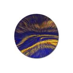 Bomb Background Pattern Explode Magnet 3  (round) by Mariart