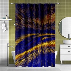 Bomb Background Pattern Explode Shower Curtain 48  X 72  (small)  by Mariart