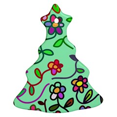 Flowers Floral Plants Ornament (christmas Tree) 