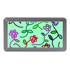 Flowers Floral Plants Memory Card Reader (mini) by Bajindul