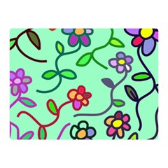 Flowers Floral Plants Double Sided Flano Blanket (mini)  by Bajindul