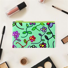 Flowers Floral Plants Cosmetic Bag (xs) by Bajindul