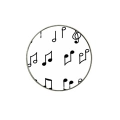 Piano Notes Music Hat Clip Ball Marker (10 Pack)