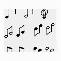 Piano Notes Music Small Glasses Cloth