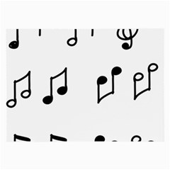 Piano Notes Music Large Glasses Cloth (2 Sides)