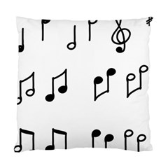 Piano Notes Music Standard Cushion Case (two Sides) by HermanTelo