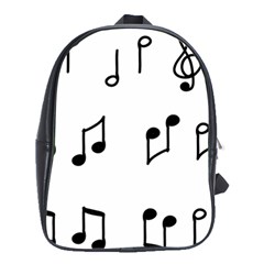 Piano Notes Music School Bag (large) by HermanTelo