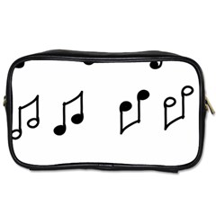 Piano Notes Music Toiletries Bag (two Sides)