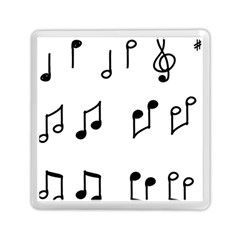 Piano Notes Music Memory Card Reader (square)