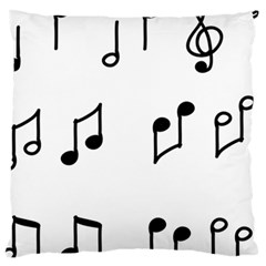 Piano Notes Music Large Cushion Case (two Sides)