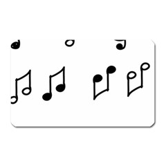 Piano Notes Music Magnet (rectangular) by HermanTelo