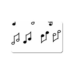 Piano Notes Music Magnet (name Card)