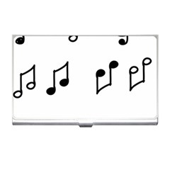 Piano Notes Music Business Card Holder by HermanTelo