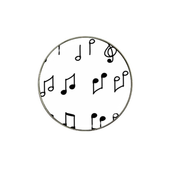 Piano Notes Music Hat Clip Ball Marker (4 pack)