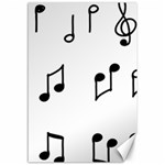 Piano Notes Music Canvas 12  x 18  11.88 x17.36  Canvas - 1