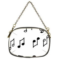 Piano Notes Music Chain Purse (two Sides)