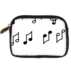 Piano Notes Music Digital Camera Leather Case