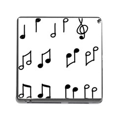 Piano Notes Music Memory Card Reader (square 5 Slot)