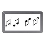 Piano Notes Music Memory Card Reader (Mini) Front