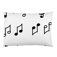 Piano Notes Music Pillow Case (two Sides)