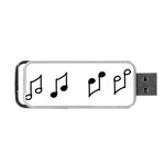 Piano Notes Music Portable USB Flash (One Side) Front