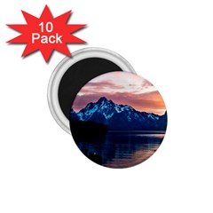 Tree Near Mountain Range 1 75  Magnets (10 Pack)  by Pakrebo