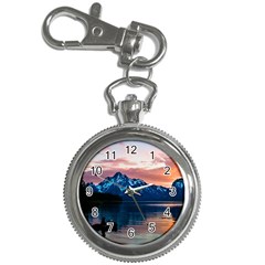 Tree Near Mountain Range Key Chain Watches by Pakrebo