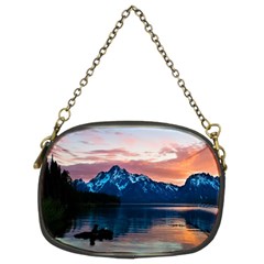 Tree Near Mountain Range Chain Purse (two Sides) by Pakrebo