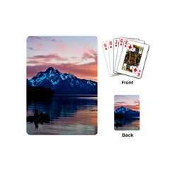 Tree Near Mountain Range Playing Cards Single Design (mini) by Pakrebo