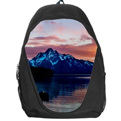 Tree Near Mountain Range Backpack Bag by Pakrebo