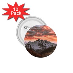 Scenic View Of Snow Capped Mountain 1 75  Buttons (10 Pack) by Pakrebo