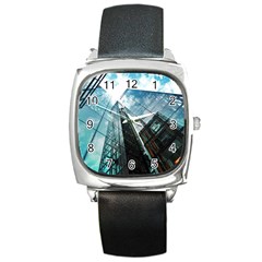 Architectural Design Architecture Building Business Square Metal Watch by Pakrebo