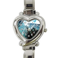 Architectural Design Architecture Building Business Heart Italian Charm Watch by Pakrebo