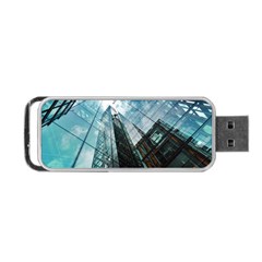 Architectural Design Architecture Building Business Portable Usb Flash (one Side) by Pakrebo