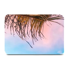 Two Green Palm Leaves On Low Angle Photo Plate Mats by Pakrebo