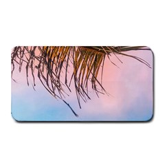 Two Green Palm Leaves On Low Angle Photo Medium Bar Mats by Pakrebo