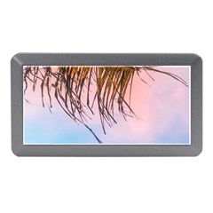 Two Green Palm Leaves On Low Angle Photo Memory Card Reader (mini) by Pakrebo