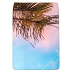 Two Green Palm Leaves On Low Angle Photo Removable Flap Cover (L) Front