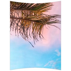 Two Green Palm Leaves On Low Angle Photo Back Support Cushion by Pakrebo