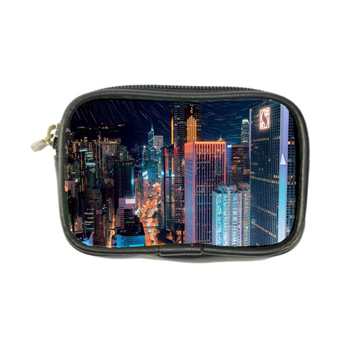 High Rise Buildings With Lights Coin Purse