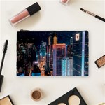 High Rise Buildings With Lights Cosmetic Bag (Medium) Front