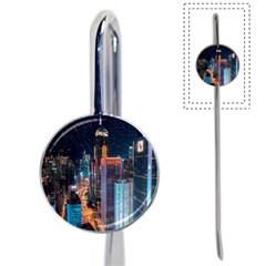 High Rise Buildings With Lights Book Mark