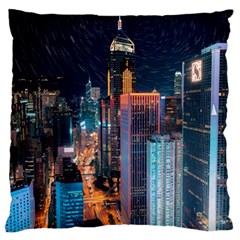 High Rise Buildings With Lights Standard Flano Cushion Case (One Side)