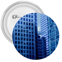 City Blue Building Construction 3  Buttons by Pakrebo