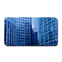 City Blue Building Construction Medium Bar Mats by Pakrebo